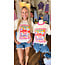 The Uptown Peach Starfish & Stripes Graphic Tee