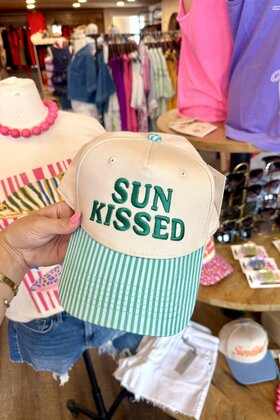 Sun Kissed Striped Hat