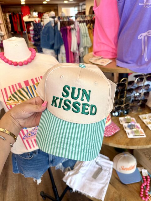 Sun Kissed Striped Hat