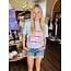 The Uptown Peach School of Pink Tee