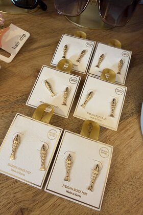 Golden Catch Earrings