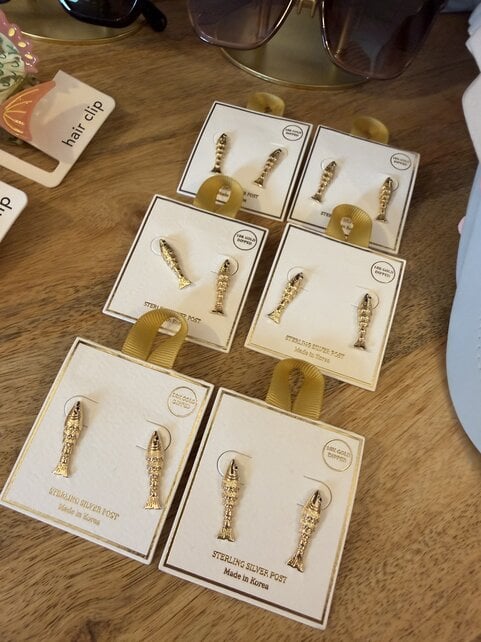 Golden Catch Earrings