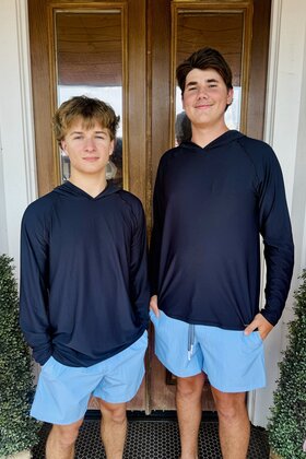 Southern Tide Solid Maritime Swim Trunk - Ocean Channel