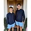 The Uptown Peach Southern Tide Coastal Breeze Perf Hoodie - Caviar Black