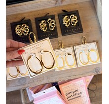 Uptown Twist Hoops