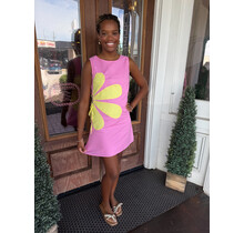 Pink Lemonade Flower Cut Out Dress