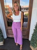 Lavender Lane Scallop Pants