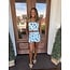 The Uptown Peach Ocean Whimsy Pull-On Shorts
