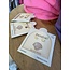 The Uptown Peach Sally’s Seashell Studs