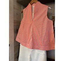 Summer Stripes Tank - Red