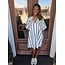 The Uptown Peach Sadie Stripe Dress