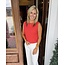 The Uptown Peach Palmer Polka Dot Sleeveless Top