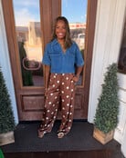Chocolate Kiss Polka Dot Pants