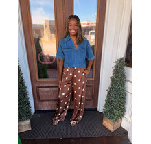 Chocolate Kiss Polka Dot Pants