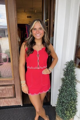 Double Scallop Stitch Cami Top