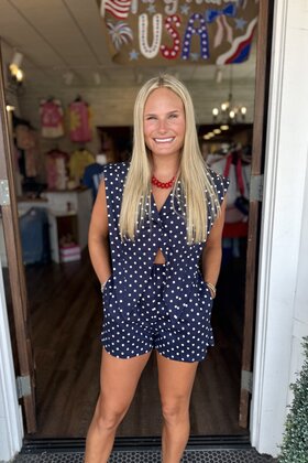 Polka Dot Romper