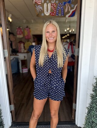 Polka Dot Romper