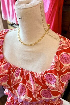 Flat Link Necklace