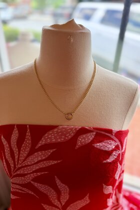 Small Ball Charm Necklace