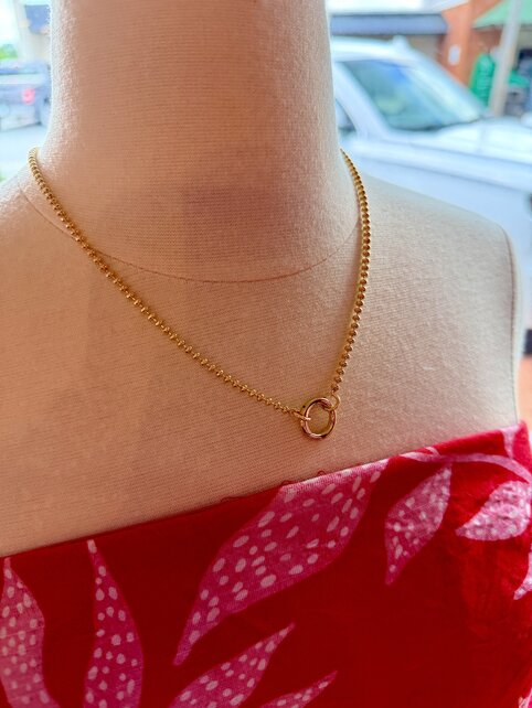 Small Ball Charm Necklace