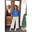 The Uptown Peach Scalloped Dot Darling Pants
