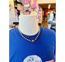 Bubble & Bar Charm Necklace