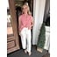 The Uptown Peach Scalloped Pocket Dress Pants