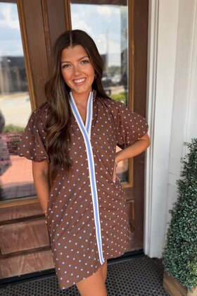 Bluebell Dot Mini Dress