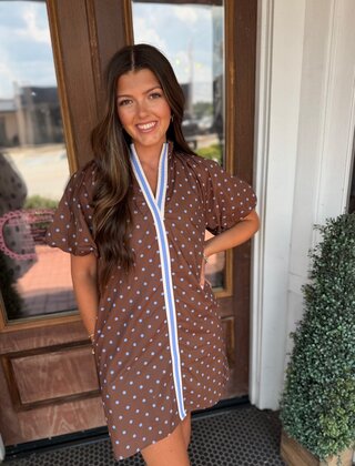 Bluebell Dot Mini Dress