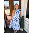 The Uptown Peach Coastal Charm Midi Dress