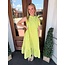 The Uptown Peach Key Lime Kiss Midi Dress