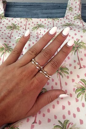 Beaded Blondes June Ring