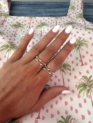 Beaded Blondes June Ring