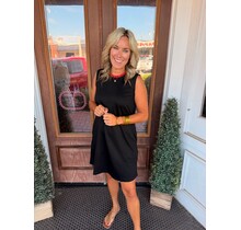 On the Go Black Dress
