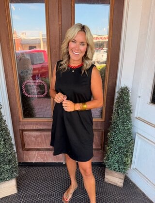 On the Go Black Dress