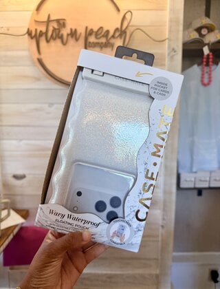 Case-Mate Wavy Waterproof Floating Pouch - Large - Ivory Twinkle