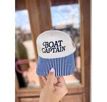 Boat Captain Striped Hat