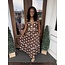 The Uptown Peach Dottie Darling Dress