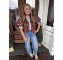 Polka Dotted Pretty Blouse