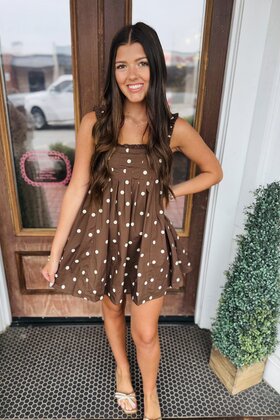 Mocha Moment Mini Dress