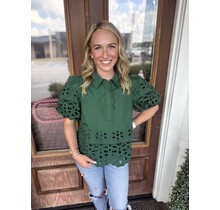 The Eyelet Detail Top