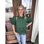 The Uptown Peach The Eyelet Detail Top