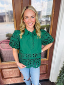 The Eyelet Detail Top