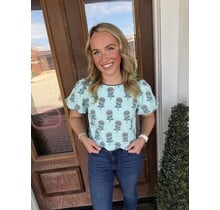 Sea Glass Scallop Top