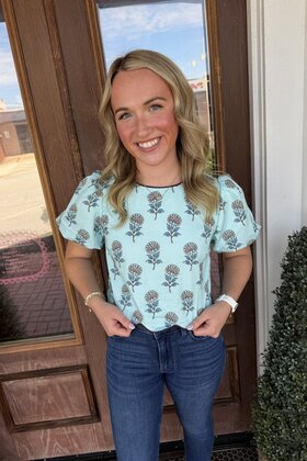 Sea Glass Scallop Top