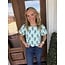 The Uptown Peach Sea Glass Scallop Top