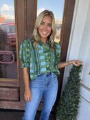 Evergreen Elegance Top
