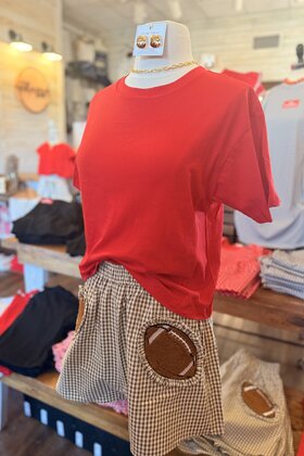 The Touchdown Gingham Shorts