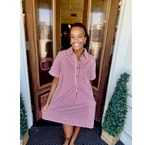 Brittany Burgundy Dress