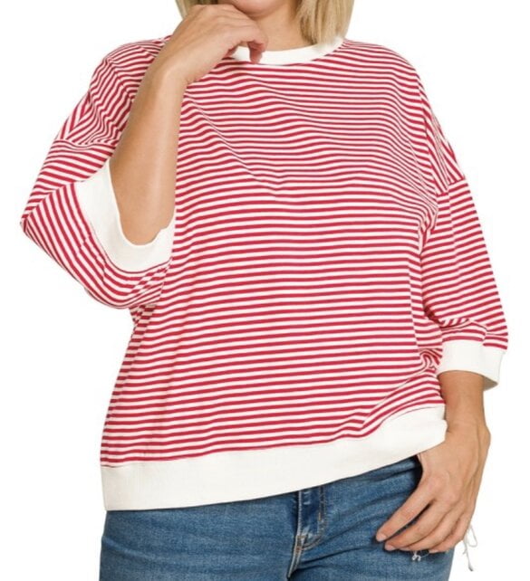 Sassy Stripe Top